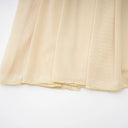 Renata Yellow Lantern Sleeve Pleated Maxi Dress