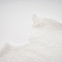 Valerie White Floral Lace Top & Trousers Set