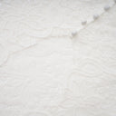Valerie White Floral Lace Top & Trousers Set