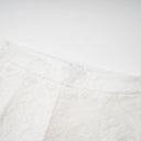 Valerie White Floral Lace Top & Trousers Set