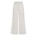 Valerie White Floral Lace Top & Trousers Set