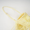 Theresa Yellow Floral Appliqué Corset Maxi Dress