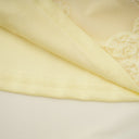 Theresa Yellow Floral Appliqué Corset Maxi Dress