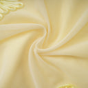 Theresa Yellow Floral Appliqué Corset Maxi Dress