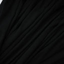 Geraldine Black Deep V-Neck Draped Jumpsuit