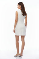 Simone White One Shoulder Bodycon Mini Dress