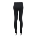 Eulalie Black Decorative Stitching Leggings