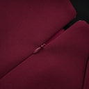 Hilary Burgundy Asymmetrical Cape Maxi Dress