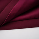 Hilary Burgundy Asymmetrical Cape Maxi Dress