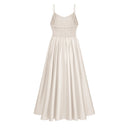 Norma Neutral Semi-Sheer Blouse & Dress Set