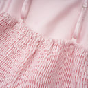 Norma Pink Semi-Sheer Blouse & Dress Set