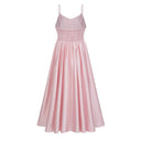 Norma Pink Semi-Sheer Blouse & Dress Set