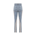 Amaris sheer-panelled jeans