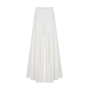 Elodie creased top & trousers matching set in White