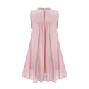 Sylvie pink embellished pleated mini dress