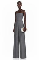 Tiphaine Grey Wide-Leg Jumpsuit