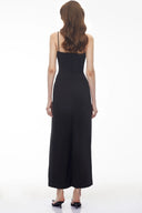 Tiphaine Black Wide-Leg Jumpsuit