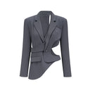 Solange asymmetrical cut-out jacket