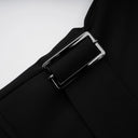Solange Black Asymmetrical Cut-Out Jacket