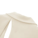 Solange Neutral Asymmetrical Cut-Out Jacket