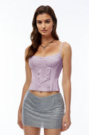Marie Purple Sleeveless Top