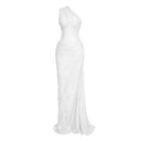 Ramona White Floral Lace Maxi Gown