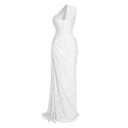 Ramona White Floral Lace Maxi Gown