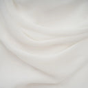Nora White Ribbon-design Ruched Mini Dress
