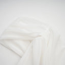 Nora White Ribbon-design Ruched Mini Dress