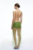 Greta Emerald Green Sequin Maxi Dress