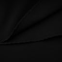 Marie Black Off Shoulder Polished Midi Dress