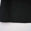 Marie Black Off Shoulder Polished Midi Dress