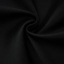 Marie Black Off Shoulder Polished Midi Dress
