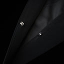 Placidia black panelled jacket