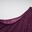 Pulcheria Magenta Lace Bodice Ruched Maxi Dress