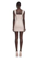 Uta Pink Sweetheart Lace Mini Dress