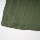 Henriette Emerald Green One Shoulder Pleated Maxi Dress