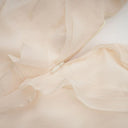 Darya V Neck Ruffle Mini Dress In Neutrals