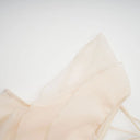 Darya V Neck Ruffle Mini Dress In Neutrals
