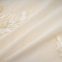 Maelis Neutrals Embroidered Off-shoulder Maxi Dress