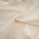 Maelis Neutrals Embroidered Off-shoulder Maxi Dress