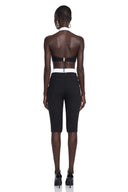 Isaline Black Halterneck Top & Trousers Set
