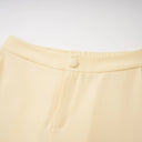 Olesya Yellow Draped Cape Top & Trousers Set