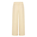 Olesya Yellow Draped Cape Top & Trousers Set