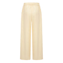 Olesya Yellow Draped Cape Top & Trousers Set