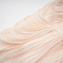 Blythe Neutrals Pleated Ruffled Mini Dress