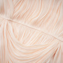 Blythe Neutrals Pleated Ruffled Mini Dress