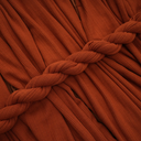 Cerelia brown twisted cut-out top & skirt matching set