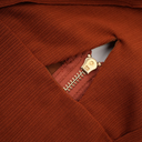 Cerelia brown twisted cut-out top & skirt matching set