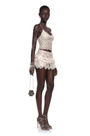 Garance Champagne Sequin Top & Skirt Set